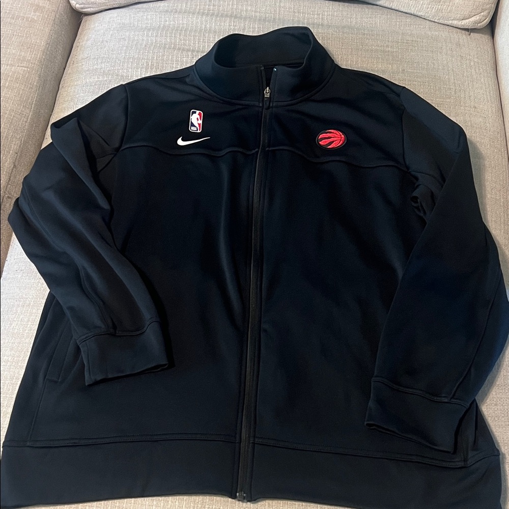 Nike Black NBA Toronto Raptors Zip-Up Jacket
